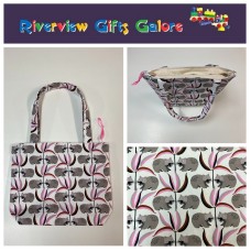 Medium Tote Bag with Zip - Wombat